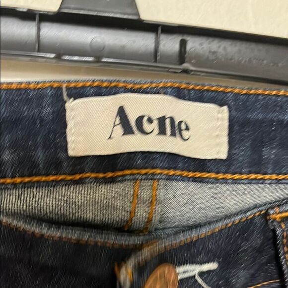 Acne Studios Kek Soft Raw Blue Skinny Distressed Jeans Contemporary - Picture 6 of 12